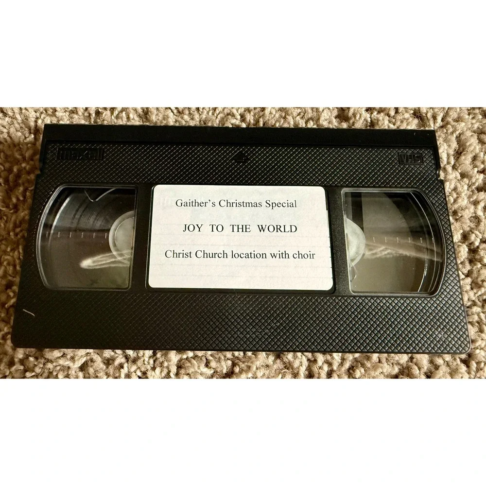 Bill Gaither VHS Joy to the World Christmas Special Christ Church Excellent